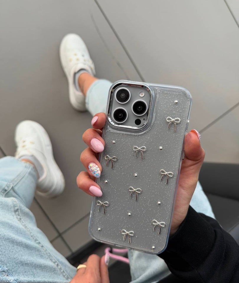 Aesthetic Transparent Bow Case