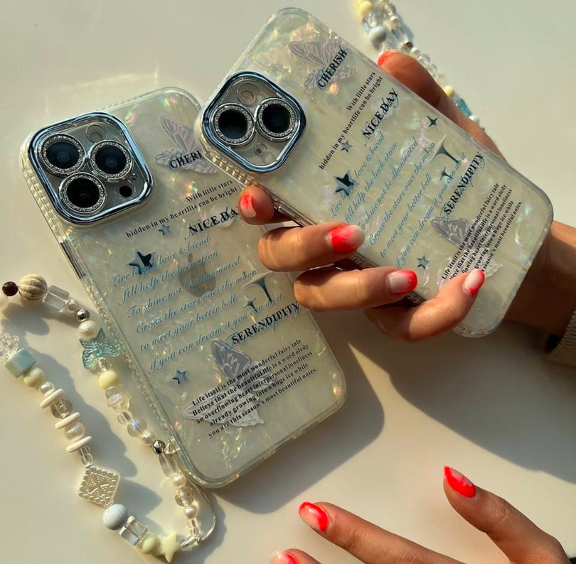 Daisy Imd Case With Glitter Lens for iPhone