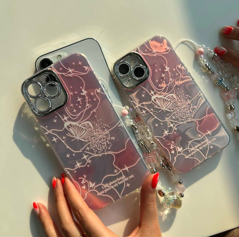 Daisy Imd Case With Glitter Lens for iPhone