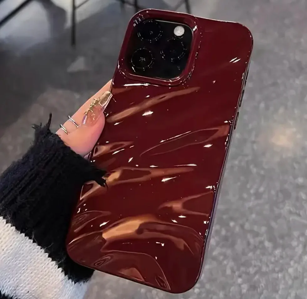 Cherry Wavy Aesthetic Case