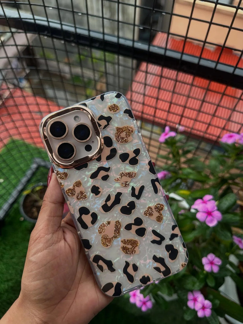 Cheetah Laser Marble Case for iPhone