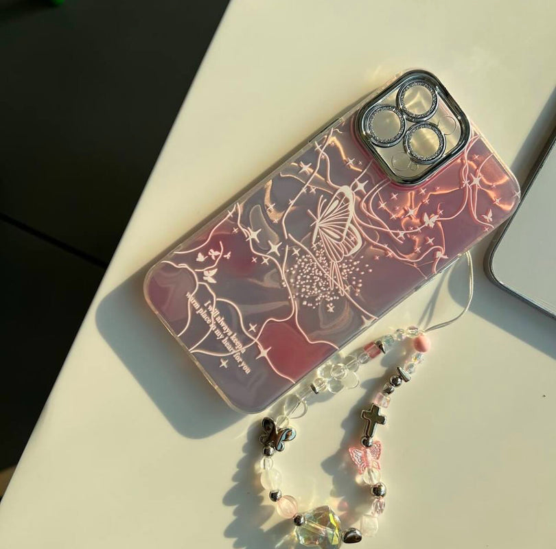 Daisy Imd Case With Glitter Lens for iPhone