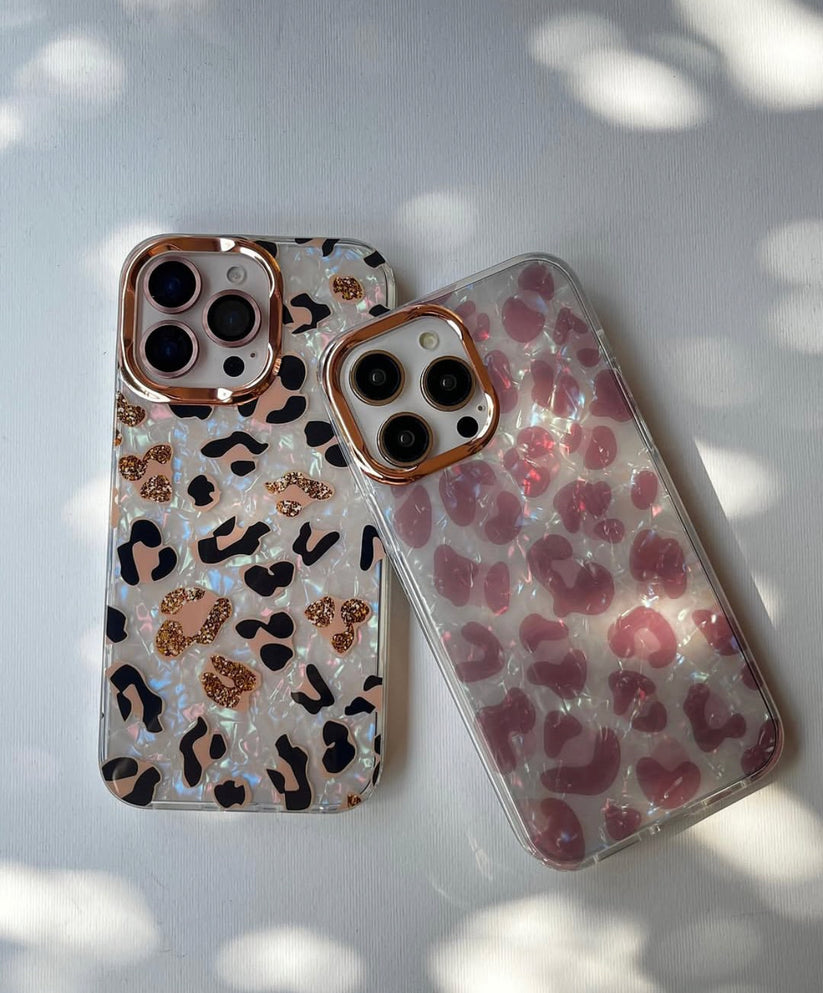 Cheetah Laser Marble Case for iPhone