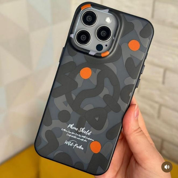 PAIKA Branded Geometric Graffiti Case