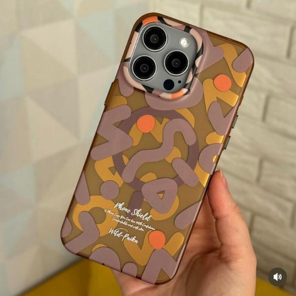 PAIKA Branded Geometric Graffiti Case