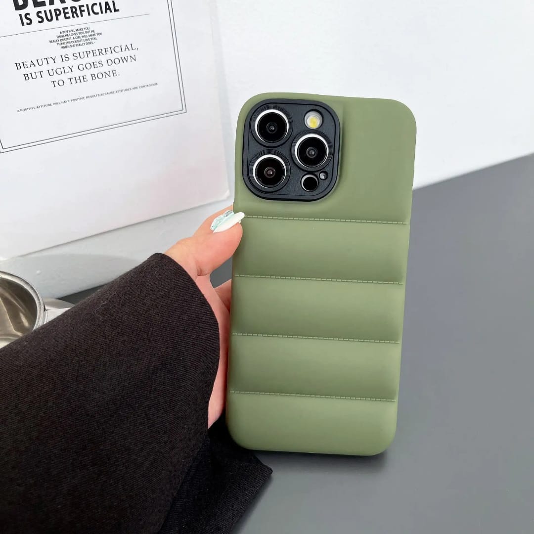 Puffer Jacket Style Case For iPhone