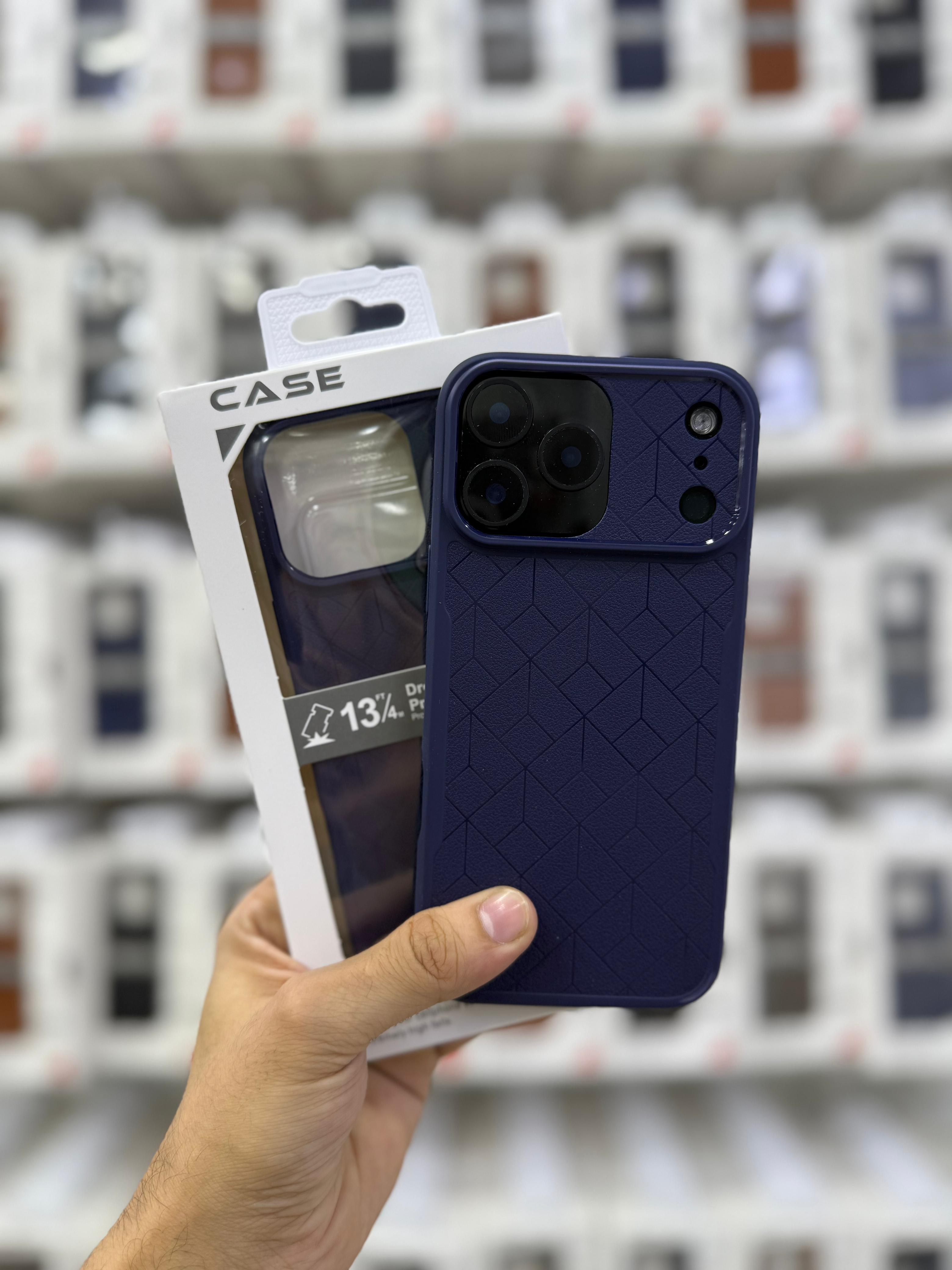 New Textured Geometric Case For iPhone