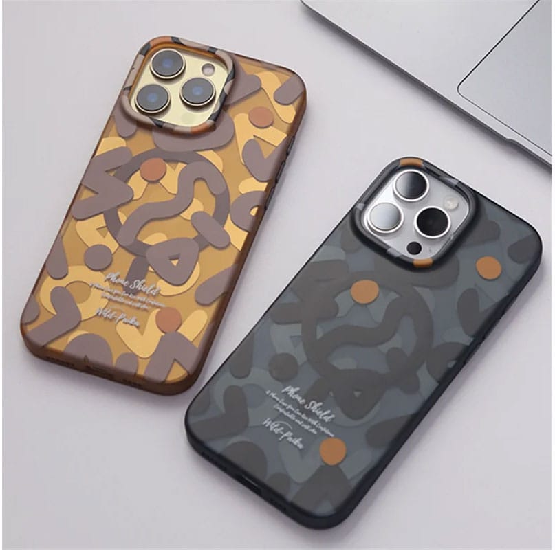 PAIKA Branded Geometric Graffiti Case