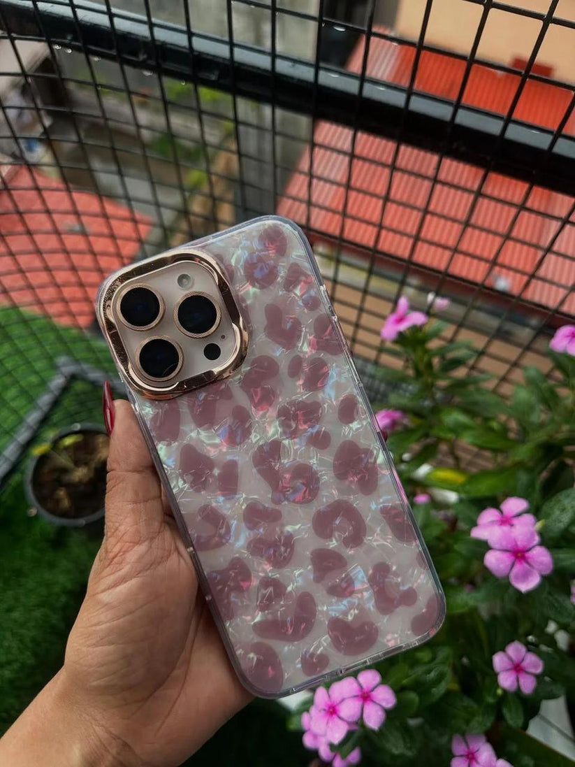 Cheetah Laser Marble Case for iPhone