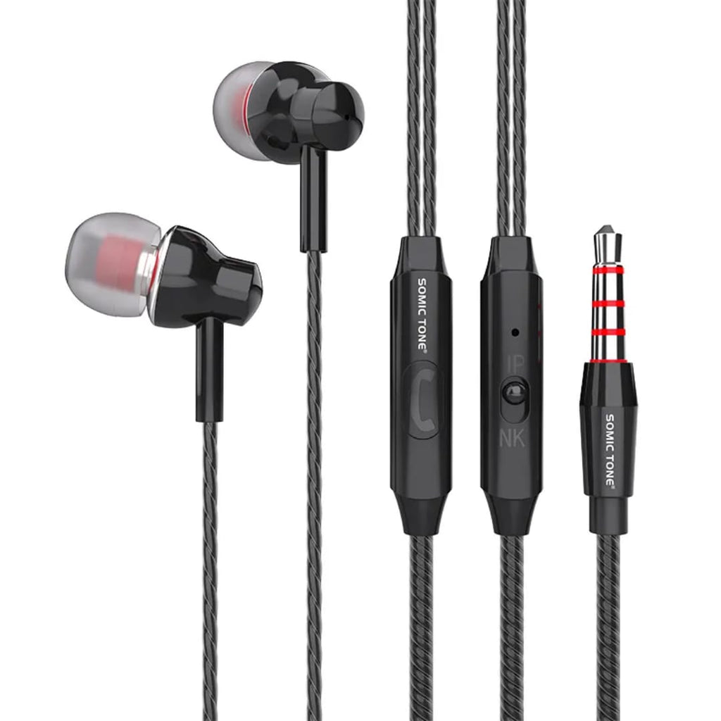 SOMIC TONE D13 Earphones In-ear With Mic Bass Headset PC Computer Game Music Wired Earphone for High Quality