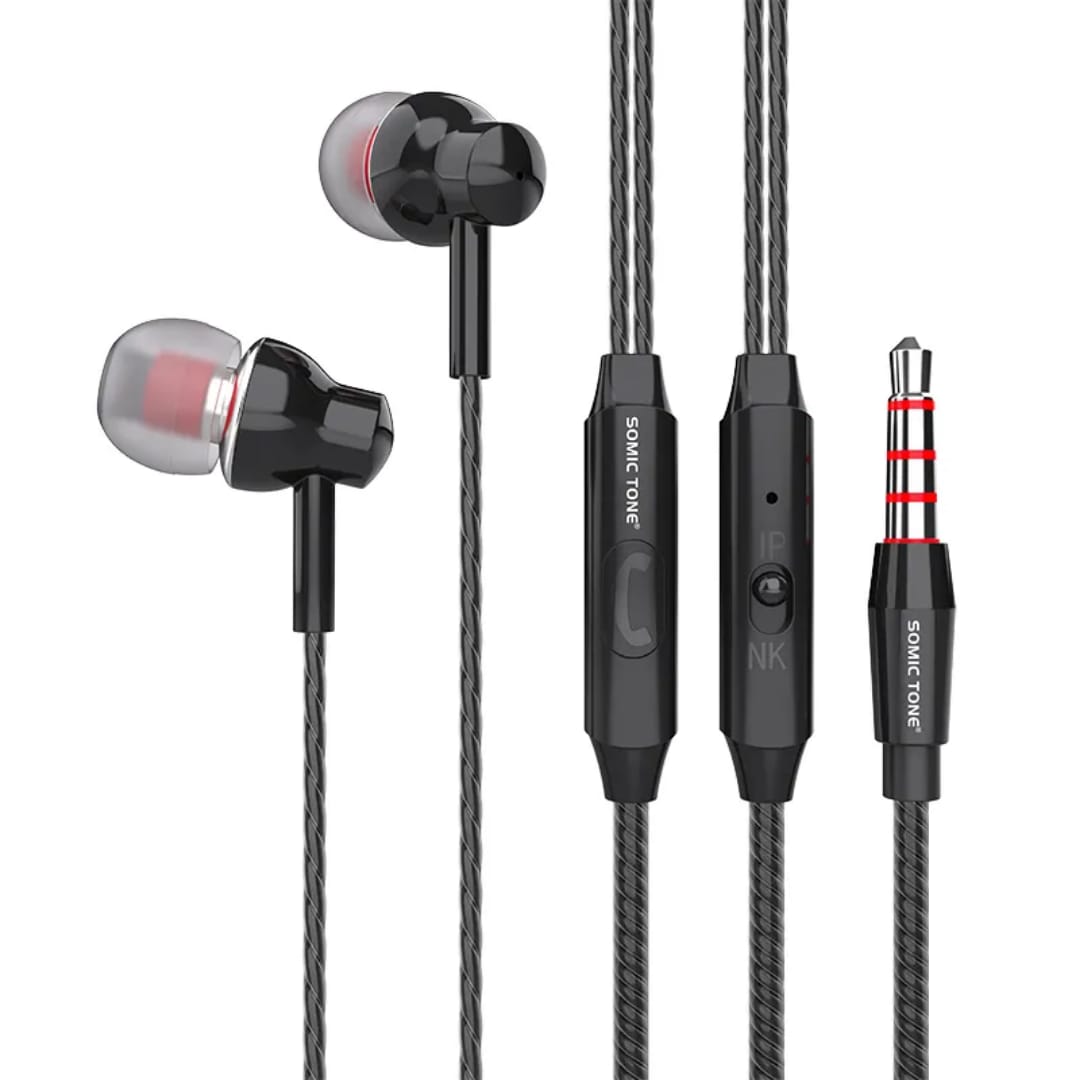 SOMIC TONE D13 Earphones In-ear With Mic Bass Headset PC Computer Game Music Wired Earphone for High Quality