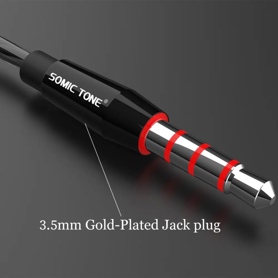 SOMIC TONE D13 Earphones In-ear With Mic Bass Headset PC Computer Game Music Wired Earphone for High Quality