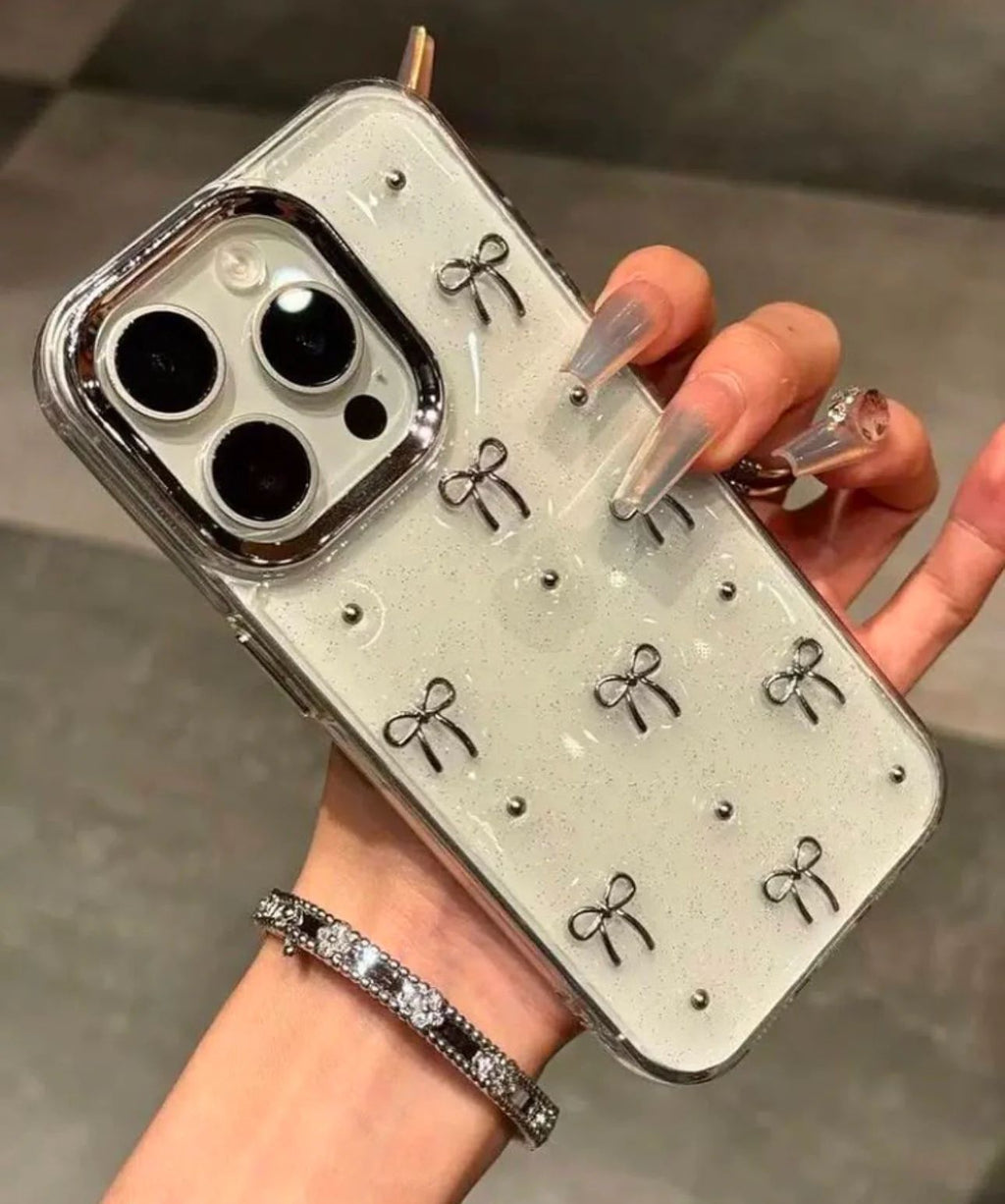Aesthetic Transparent Bow Case