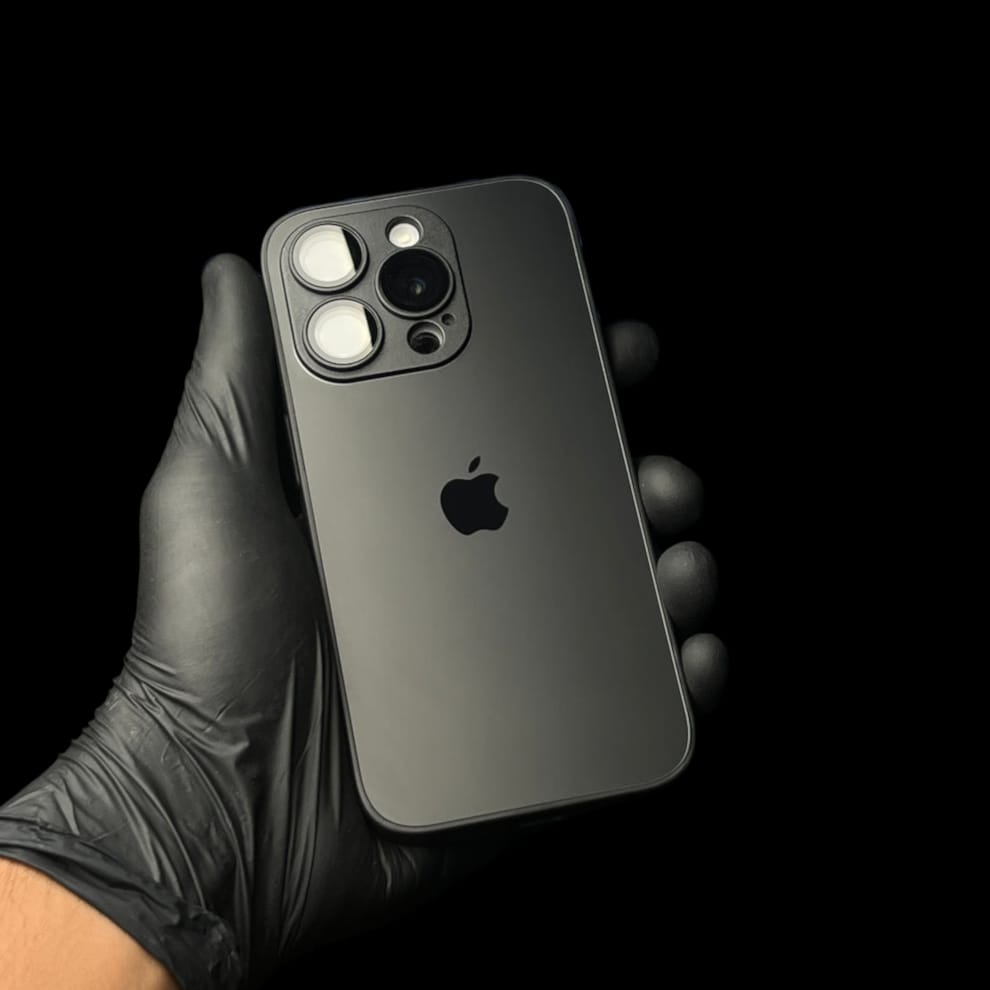 Premium AG Matt Glass Case For iPhone