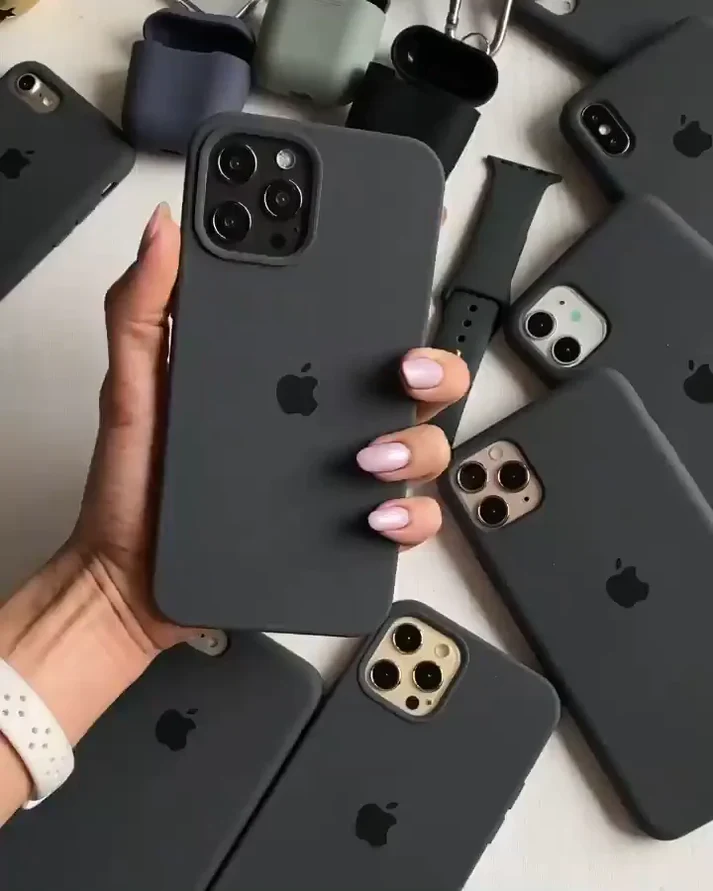 CHARCOAL GREY SILICONE CASE