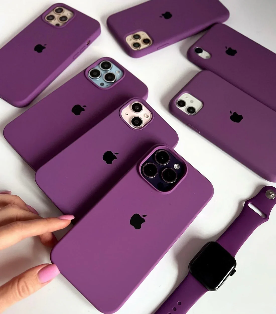 DARK PURPLE SILICONE CASE