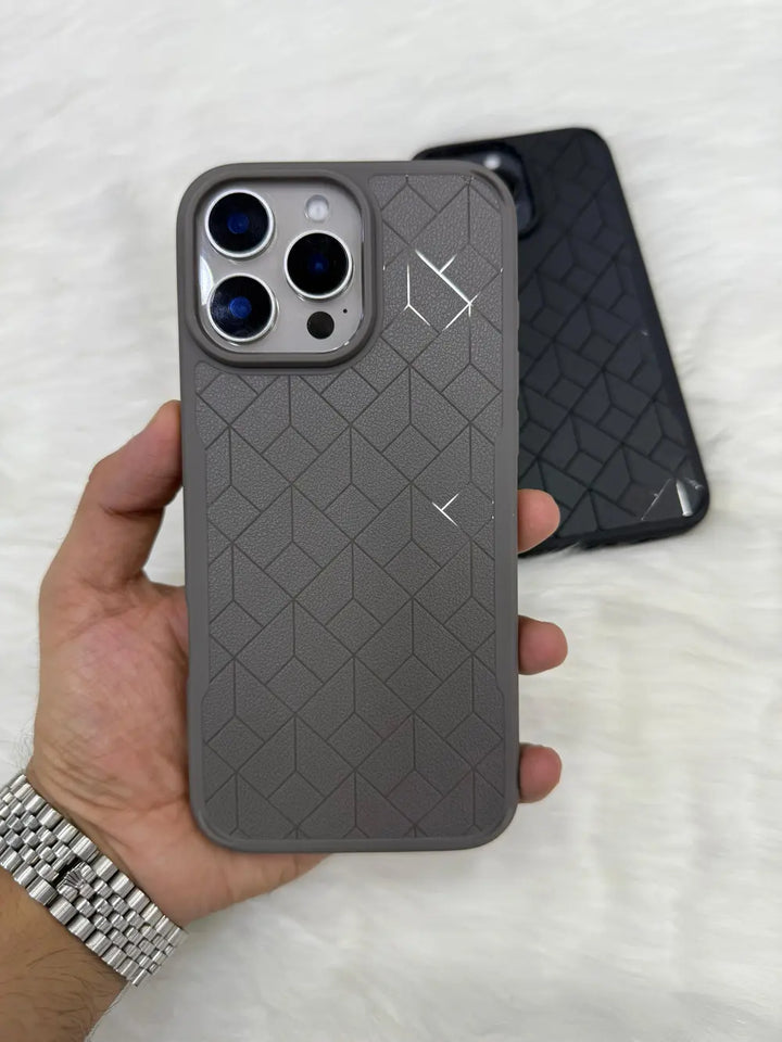 New Textured Geometric Case For iPhone