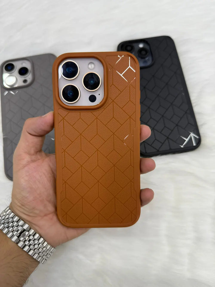 New Textured Geometric Case For iPhone