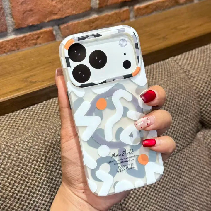 PAIKA Branded Geometric Graffiti Case